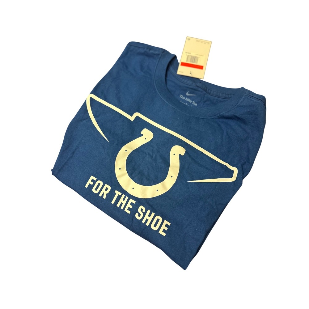 Nike NFL Indianapolis Colts For The Shoe Graphic T-Shirt Mens‎ Large Active NWT